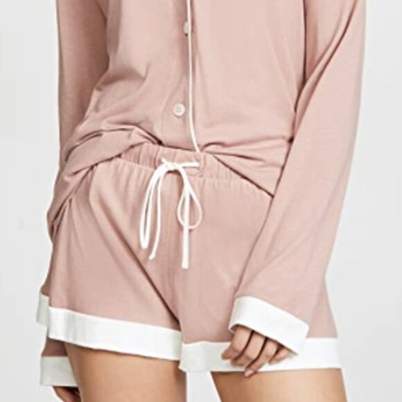 COSABELLA Bella Top and Boxer Pajama Set in Mardorla and Moon Ivory Size 2X NWT - Picture 3 of 5